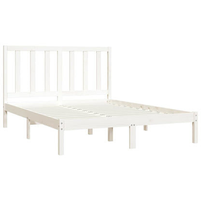 Solid wood bed white pine 140x200 cm