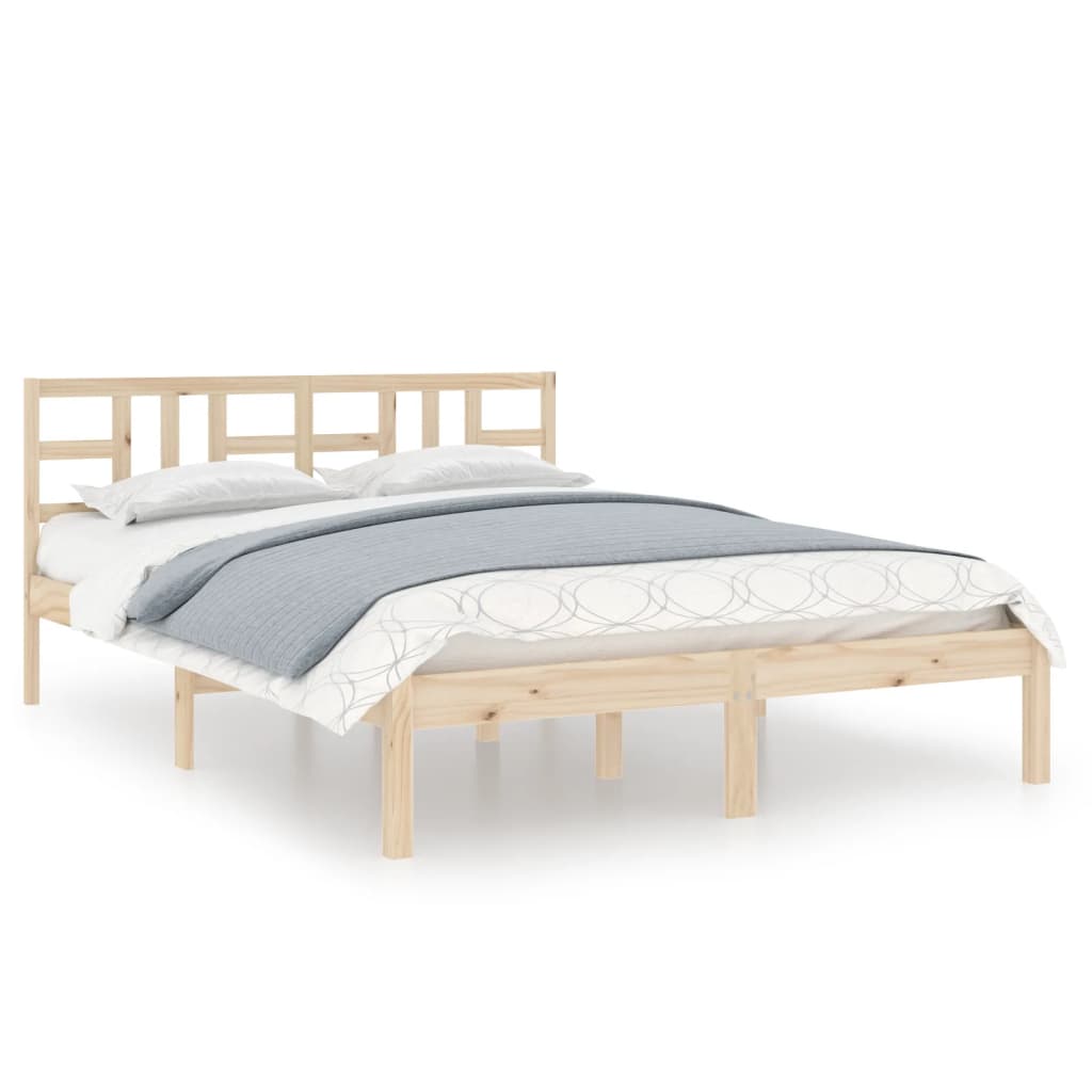 Solid wood bed 140x200 cm