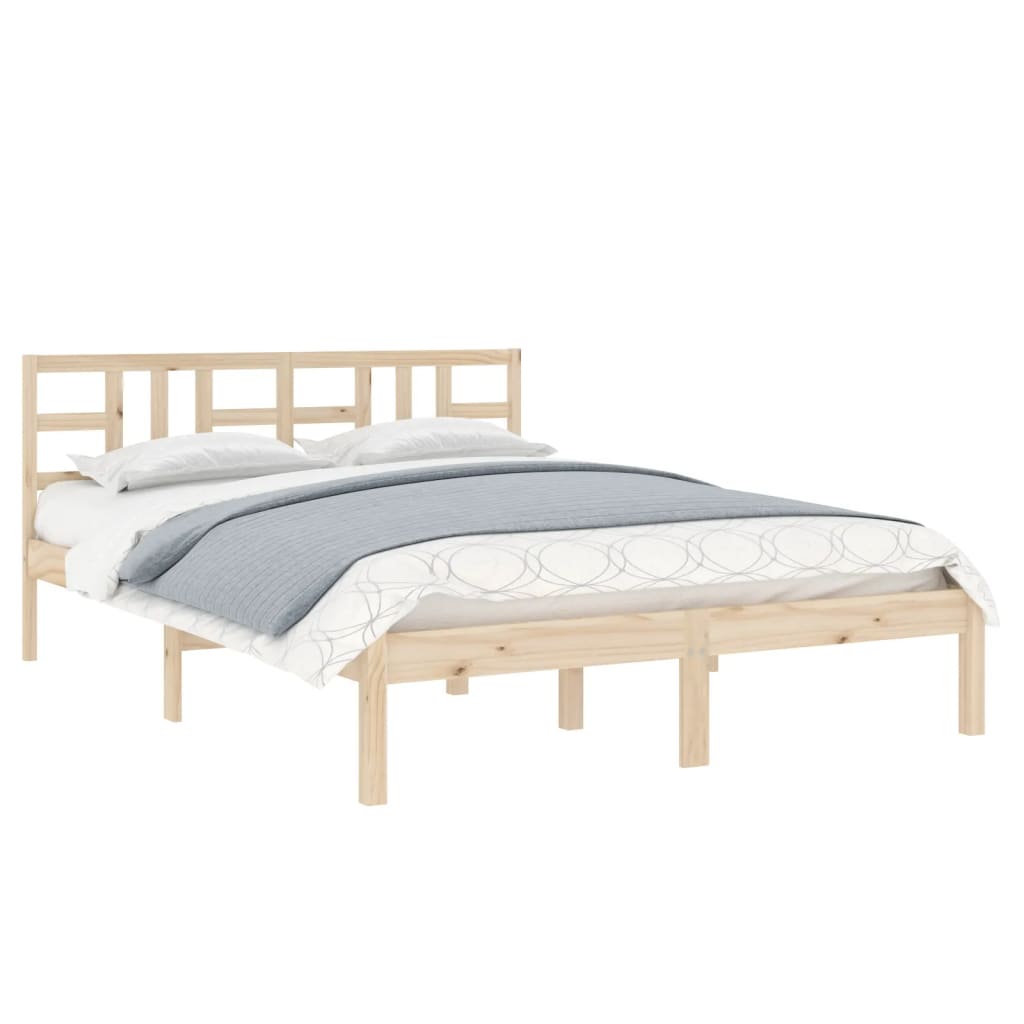Solid wood bed 140x200 cm