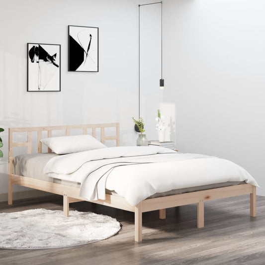 Solid wood bed 140x200 cm
