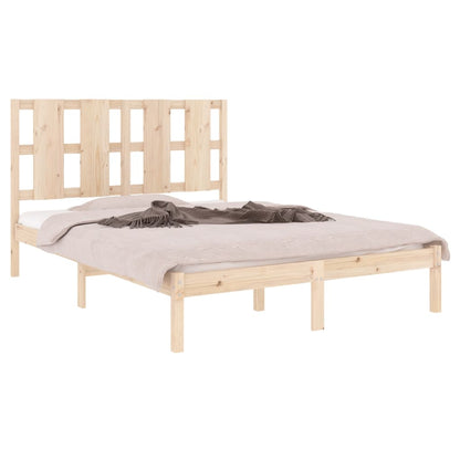 Solid pine bed 140x200 cm