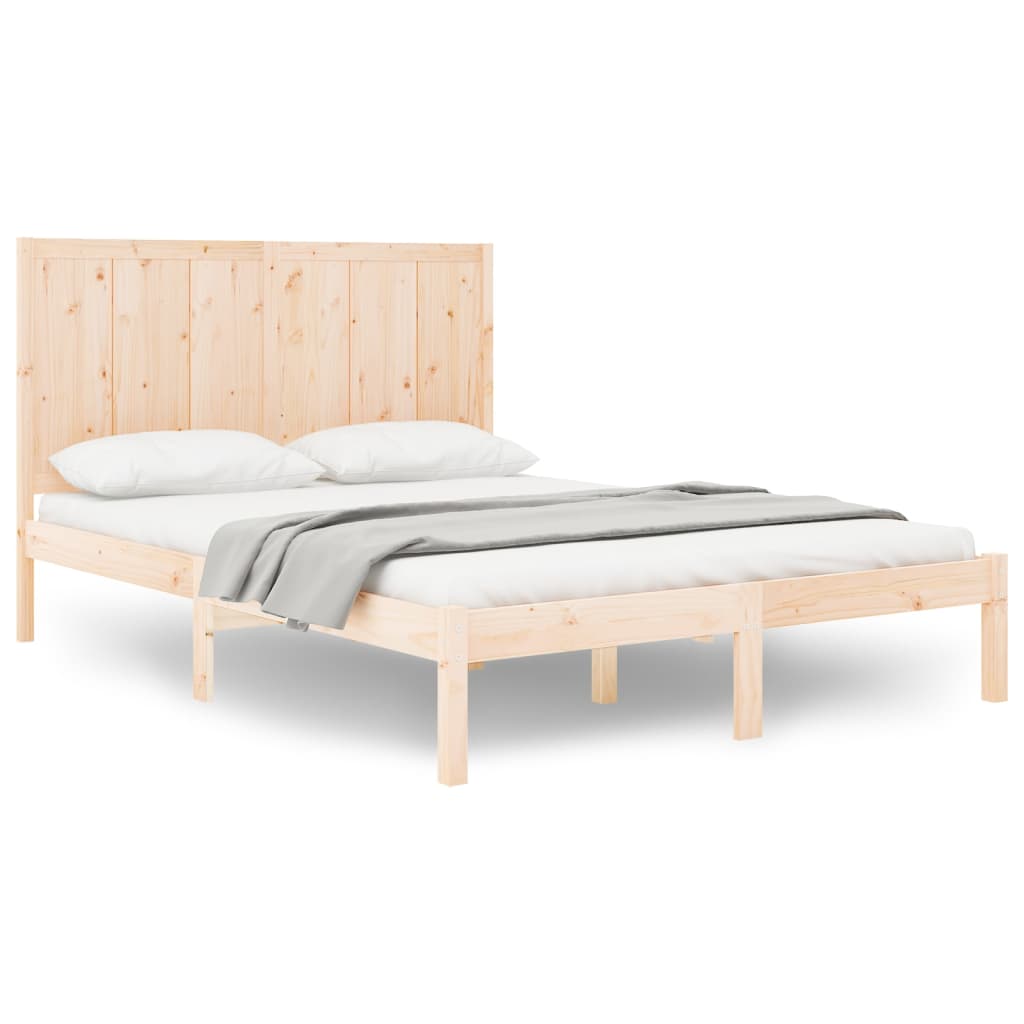 Solid pine bed 160x200 cm