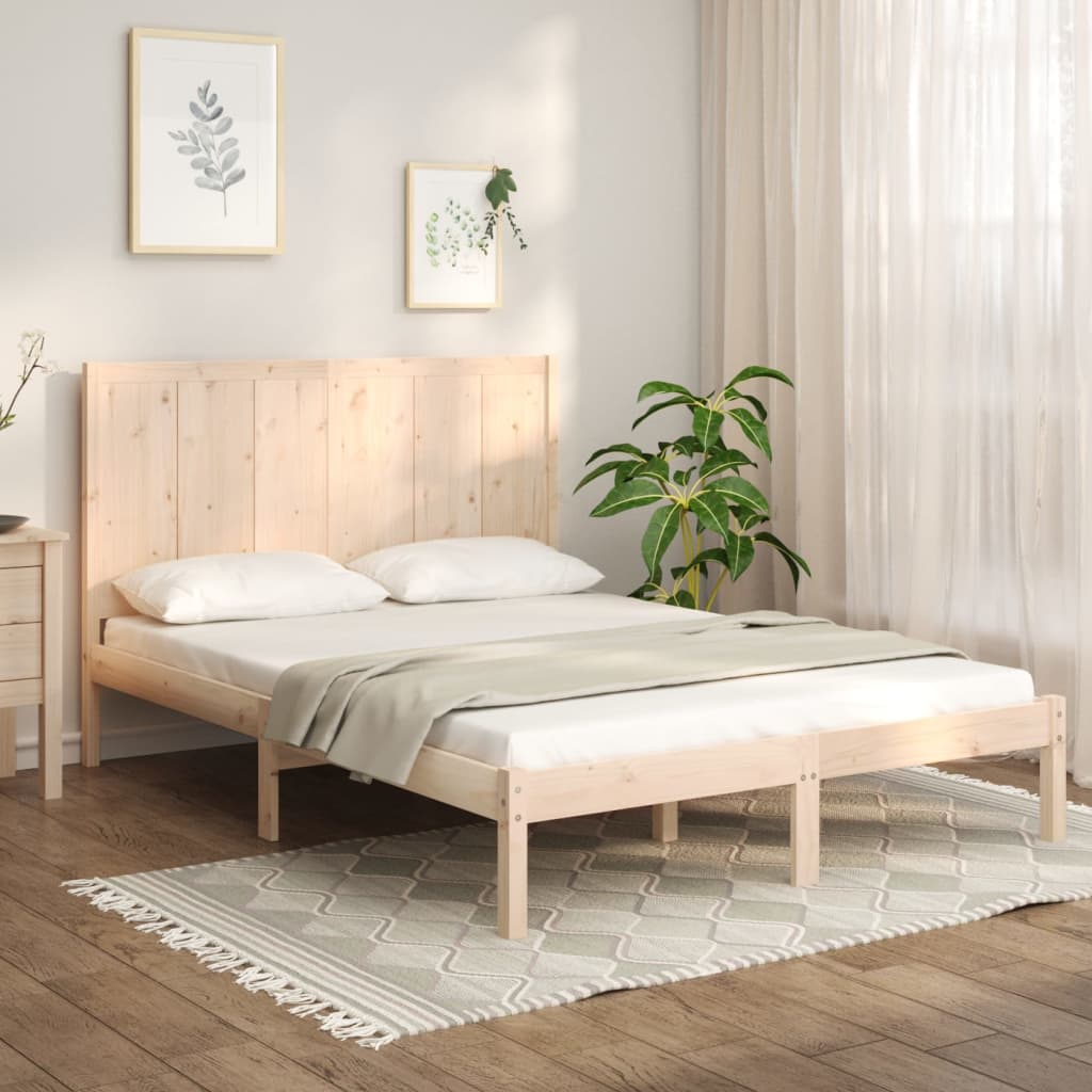 Solid pine bed 160x200 cm