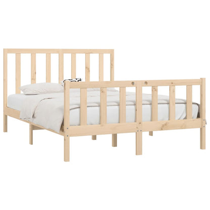 Solid wood bed 140x200 cm