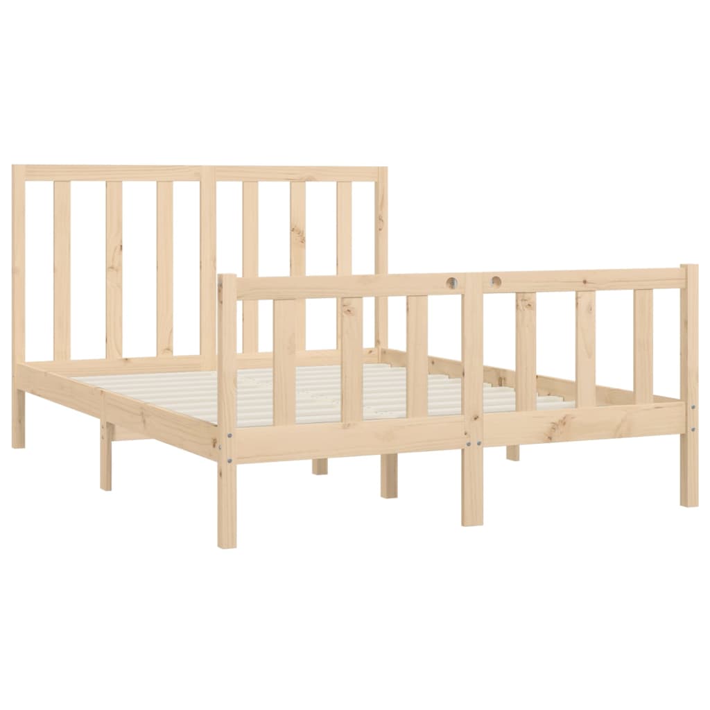 Solid wood bed 140x200 cm