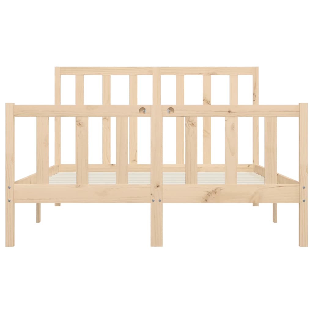 Solid wood bed 140x200 cm