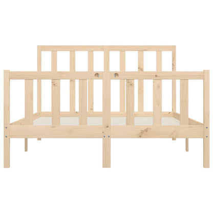 Solid wood bed 140x200 cm