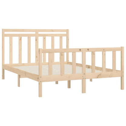 Solid pine bed 140x200 cm