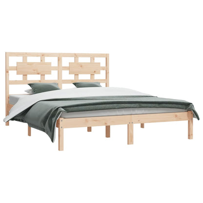 Solid pine bed 140x200 cm