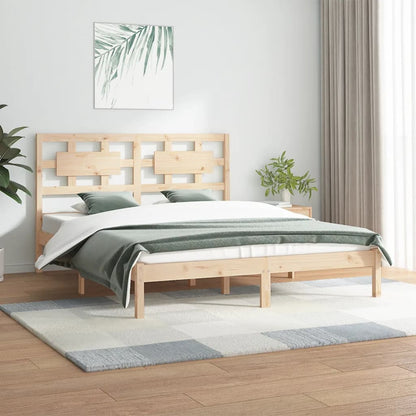 Solid pine bed 140x200 cm