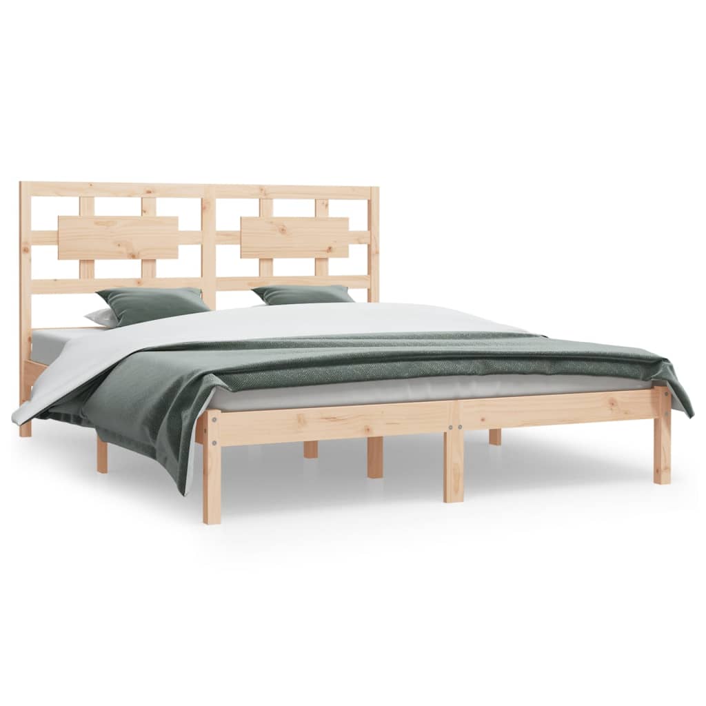 Solid pine bed 160x200 cm