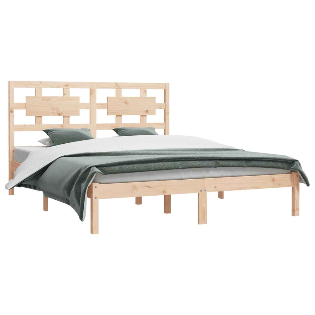 Solid pine bed 160x200 cm