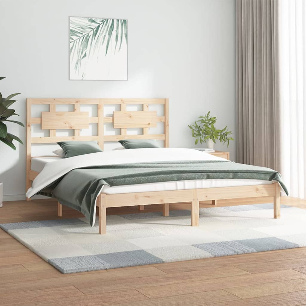 Solid pine bed 160x200 cm