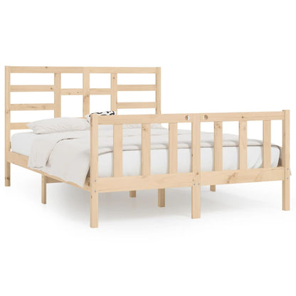 Solid pine bed 140x200 cm