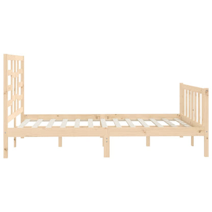 Solid pine bed 140x200 cm
