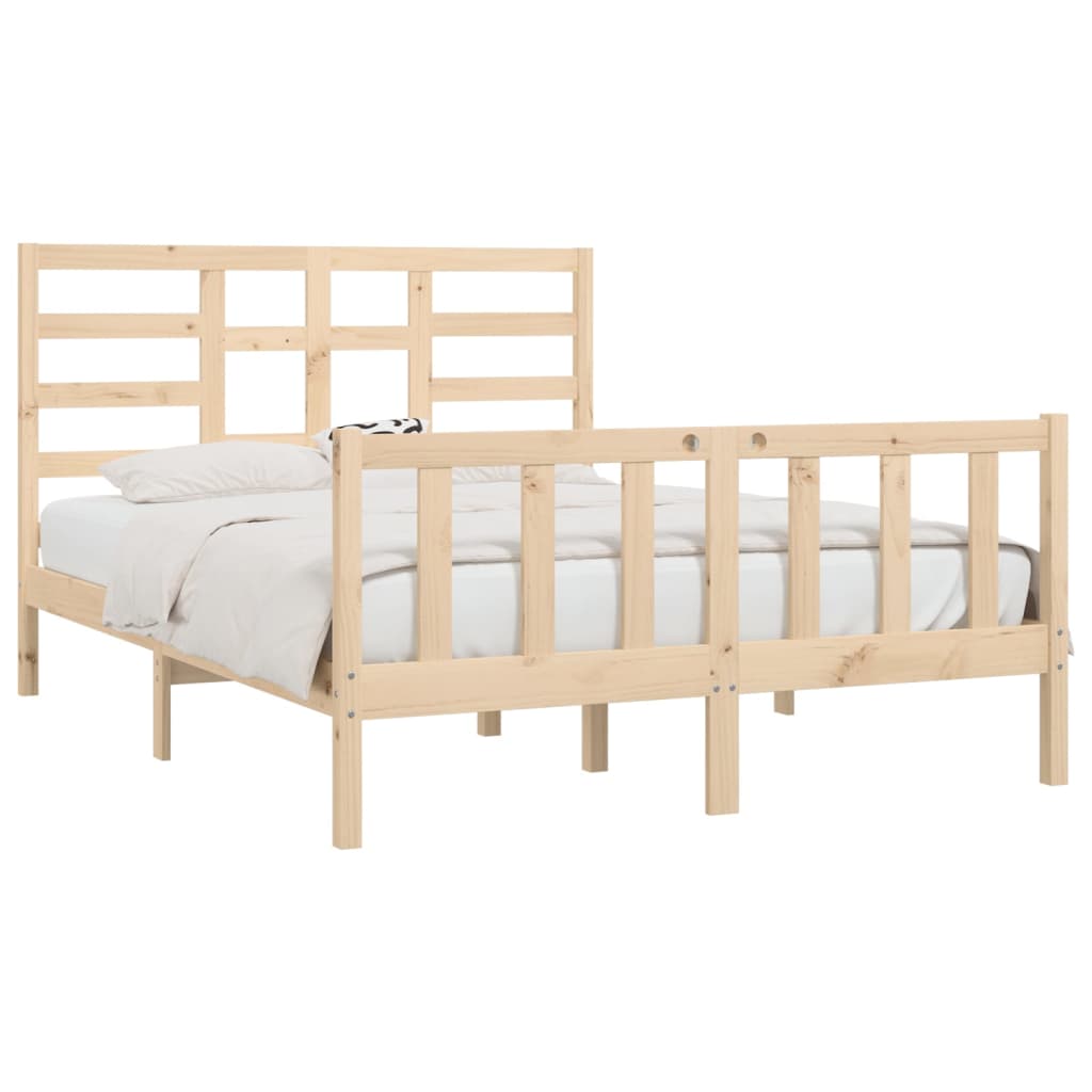 Solid pine bed 160x200 cm