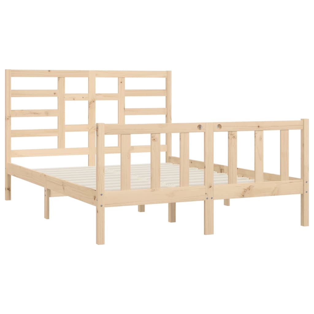 Solid pine bed 160x200 cm