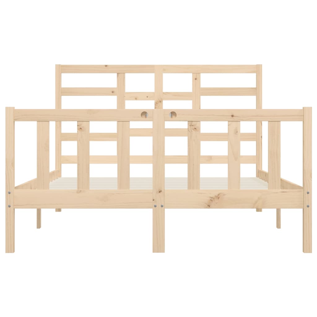 Solid pine bed 160x200 cm