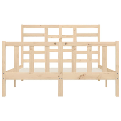 Solid pine bed 160x200 cm