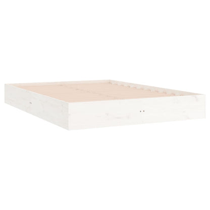 Solid wood bed white 160x200 cm