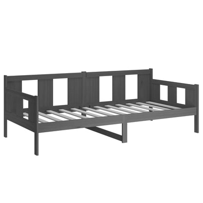 Daybed grey solid pine 80x200 cm
