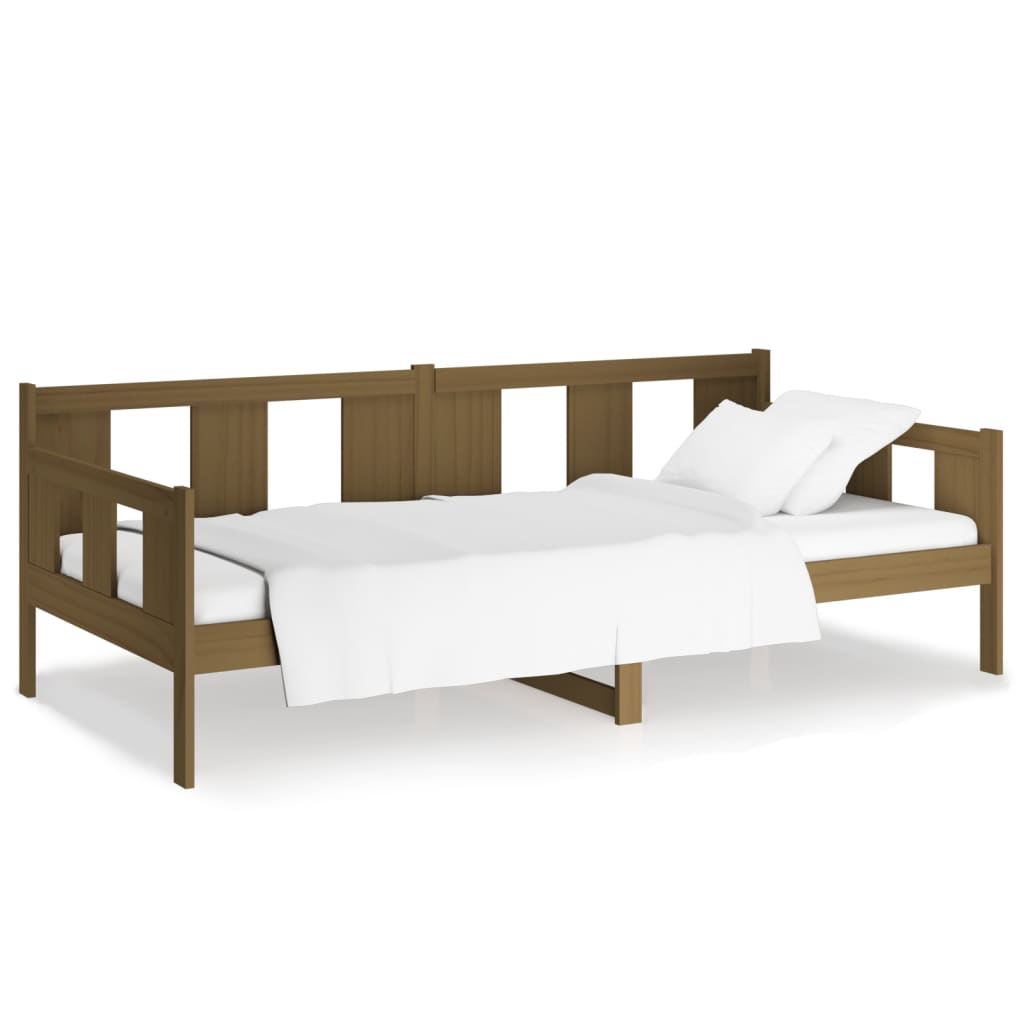 Daybed honey brown solid pine 90x190 cm
