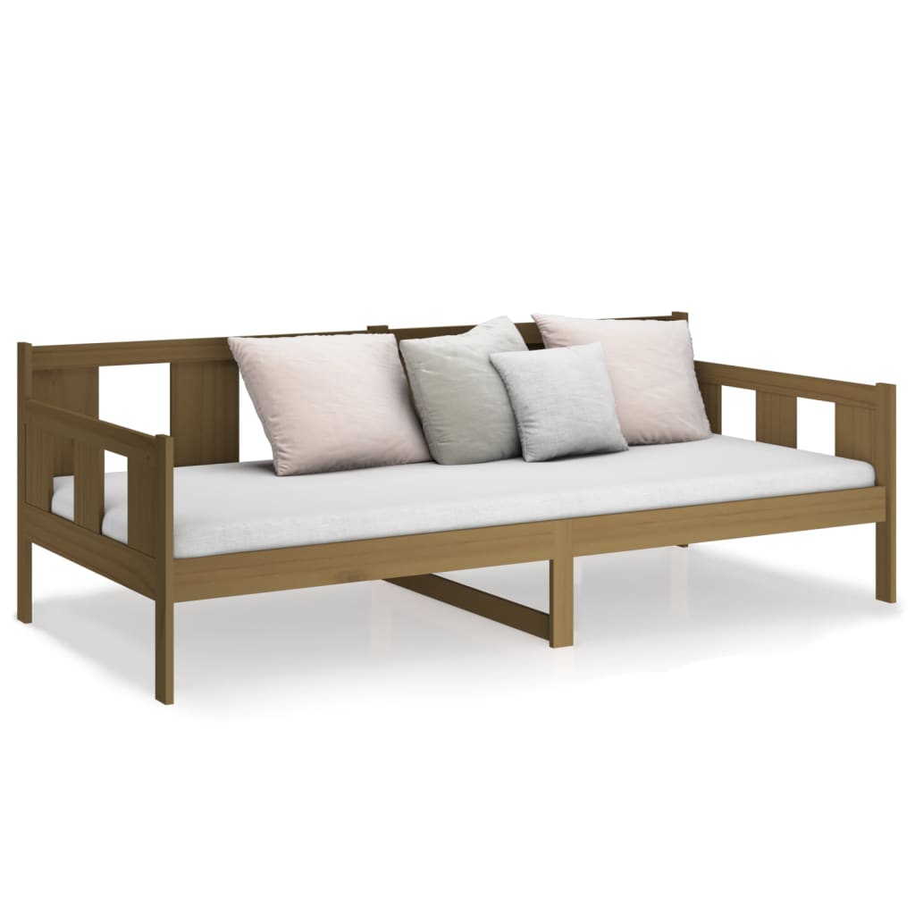 Daybed honey brown solid pine 90x190 cm