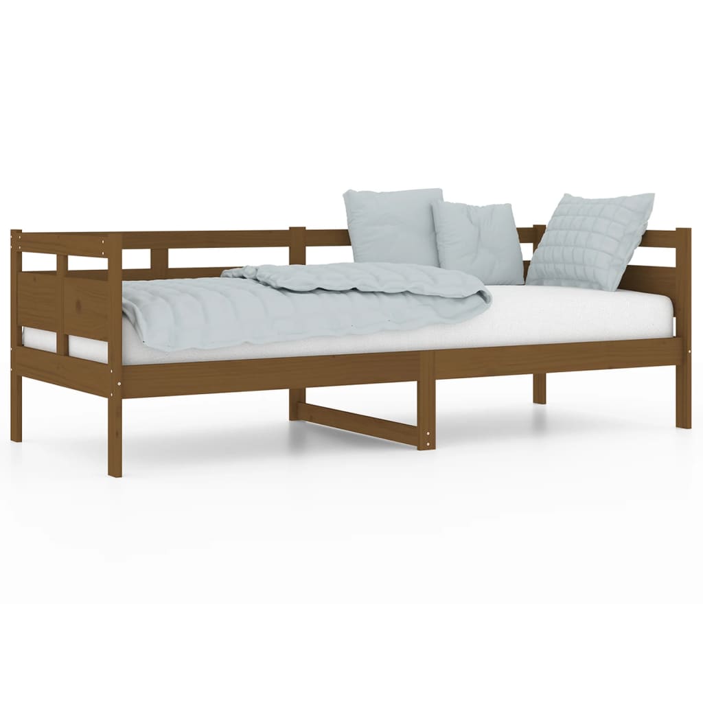 Daybed honey brown solid pine 80x200 cm