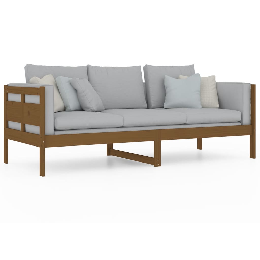 Daybed honey brown solid pine 80x200 cm