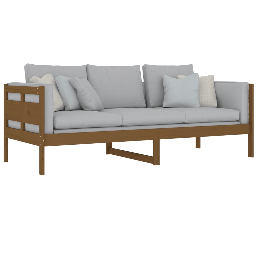 Daybed honey brown solid pine 80x200 cm