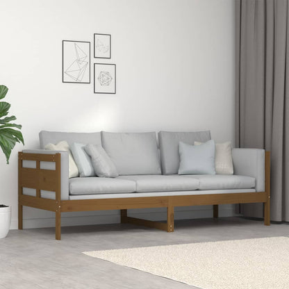 Daybed honey brown solid pine 80x200 cm