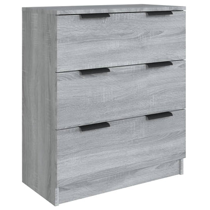 3-piece sideboard grey Sonoma wood material