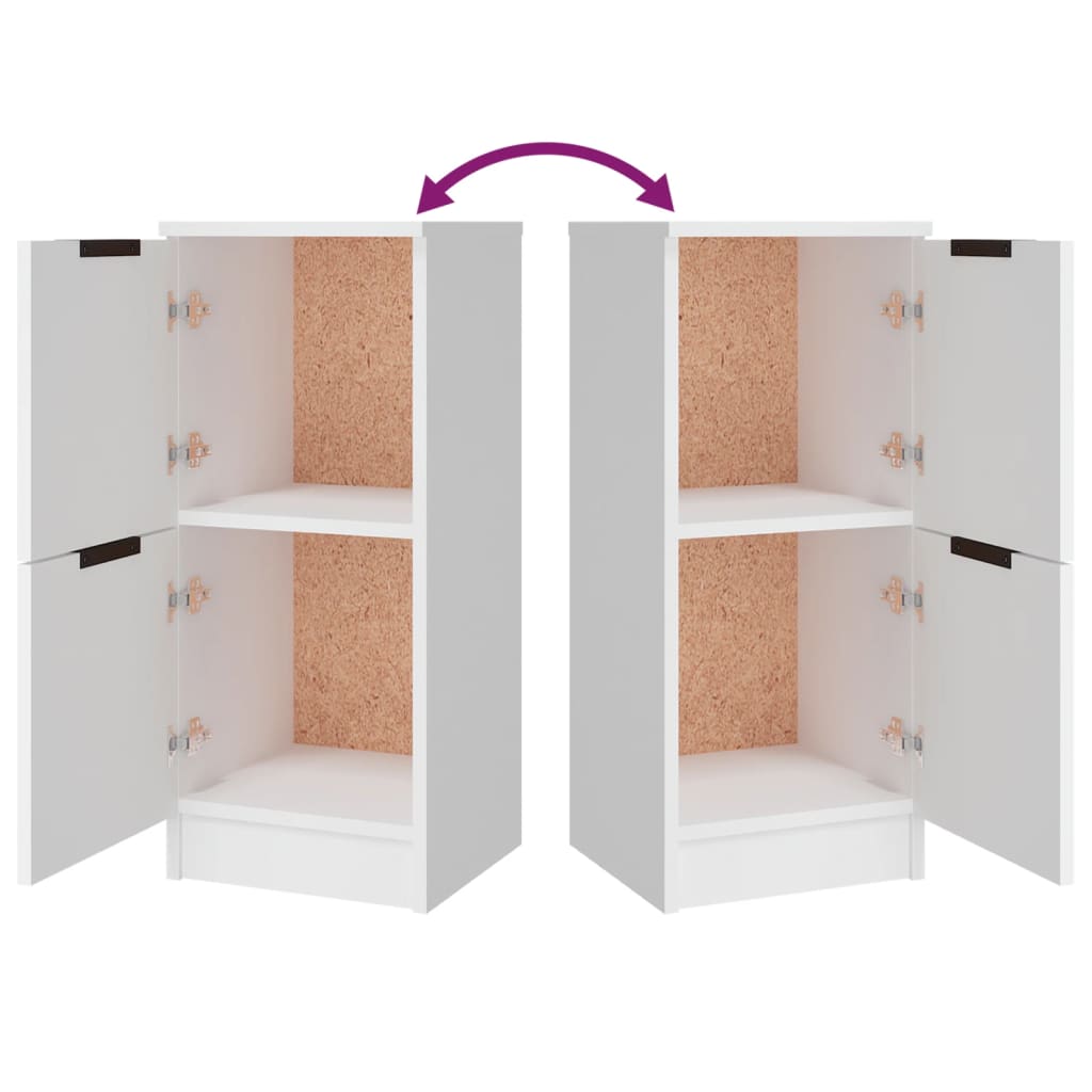 Sideboards 3 Stk. Weiß Holzwerkstoff