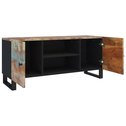 TV cabinet 105x33x46 cm solid reclaimed wood