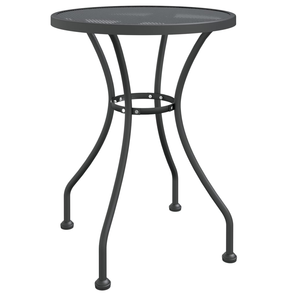 5-piece garden dining set, expanded metal, anthracite