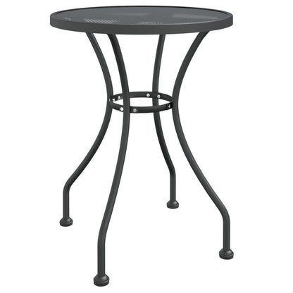 3-piece garden dining set, expanded metal, anthracite