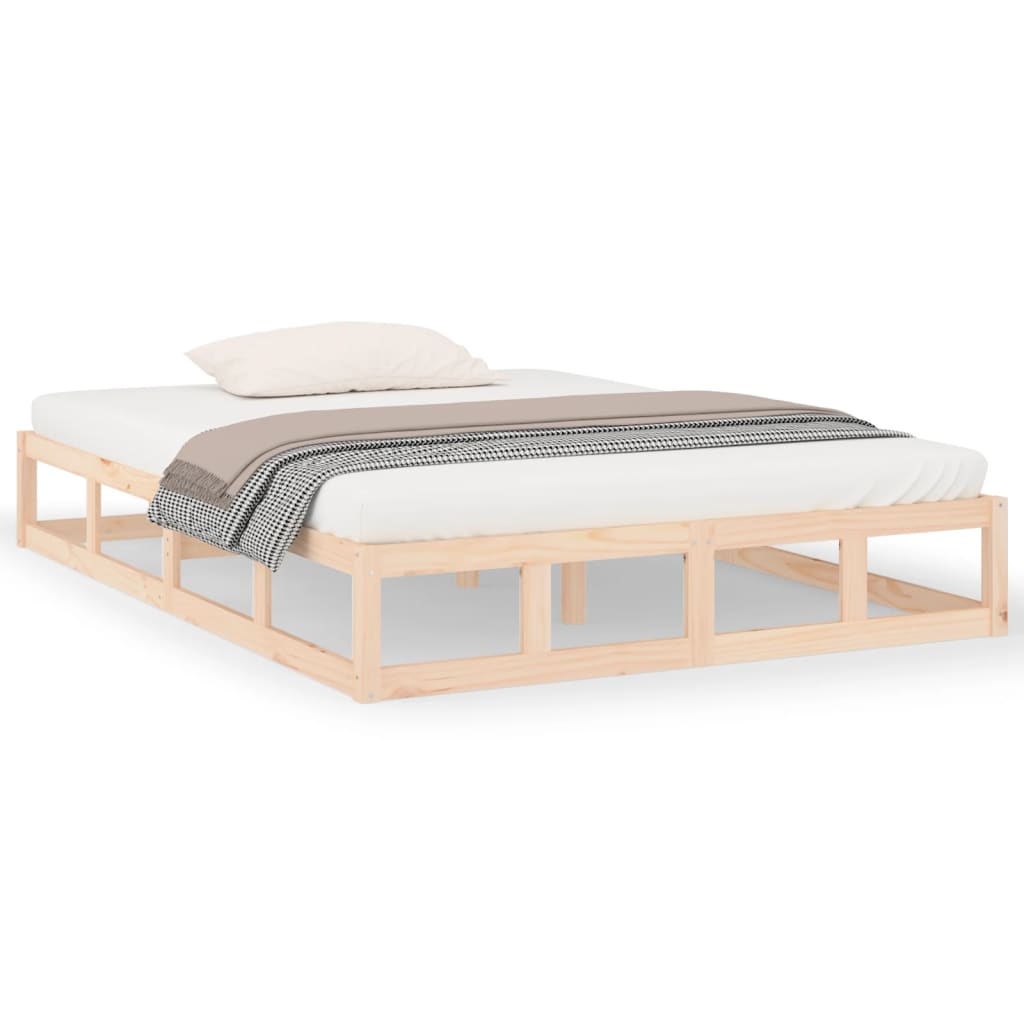 Solid wood bed 200x200 cm