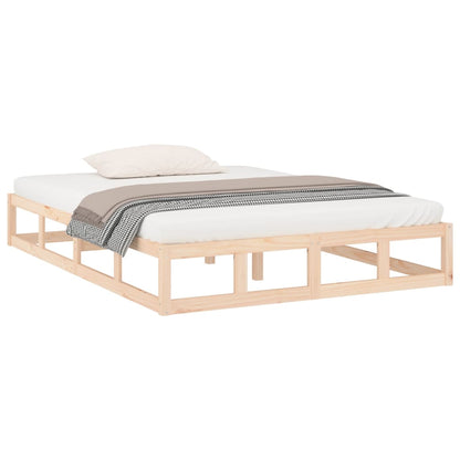 Solid wood bed 200x200 cm