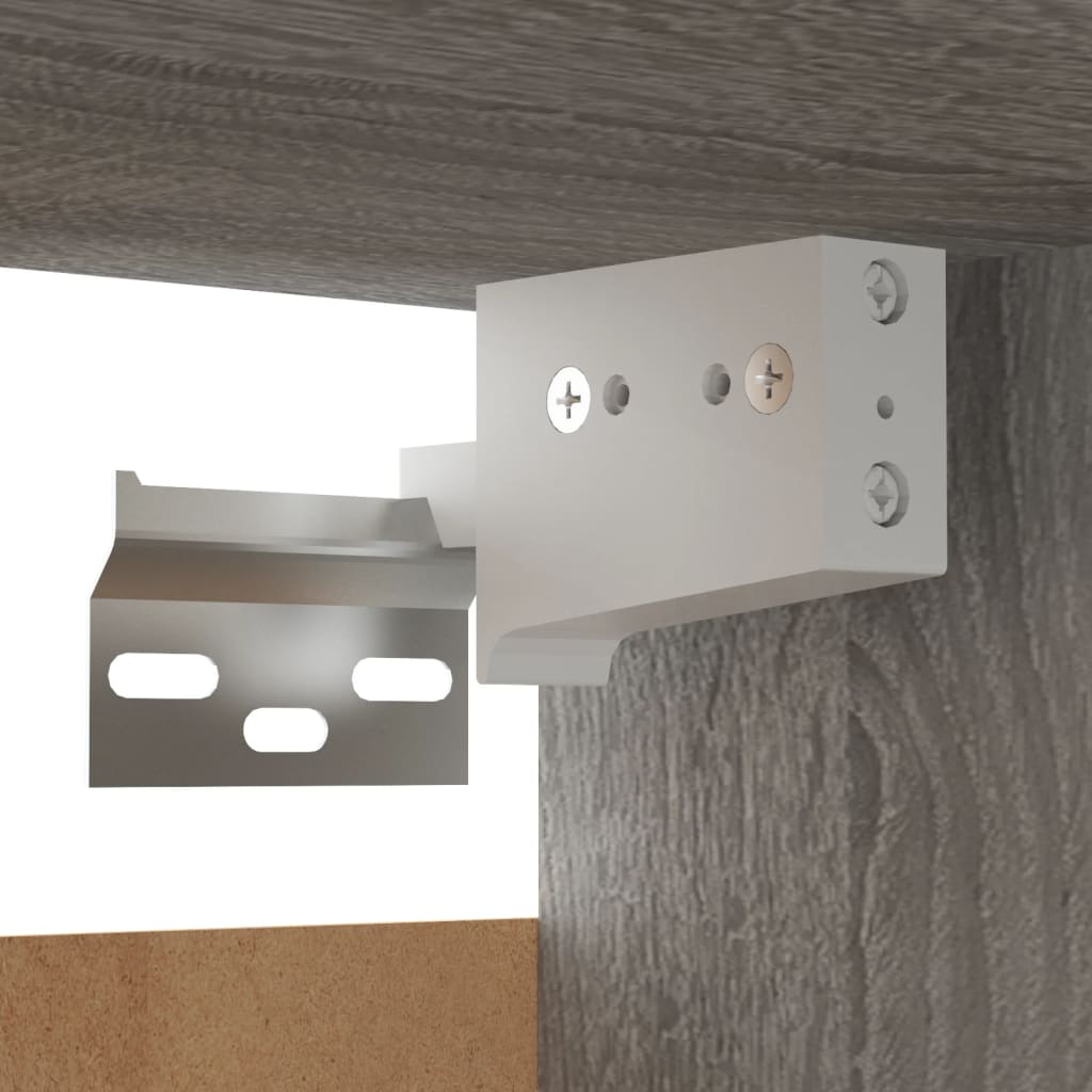 TV wall cabinet 8 pcs. Grey Sonoma 30.5x30x30 cm