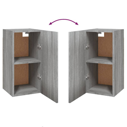 TV cabinets 7 pcs. Grey Sonoma 30.5x30x60 cm wood material