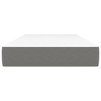 Taschenfederkernmatratze Dunkelgrau 80x200x20 cm Stoff