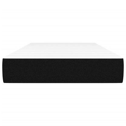 Taschenfederkernmatratze Schwarz 90x190x20 cm Stoff