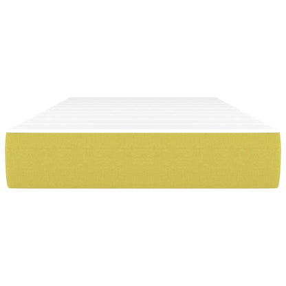 Taschenfederkernmatratze Grün 100x200x20 cm Stoff