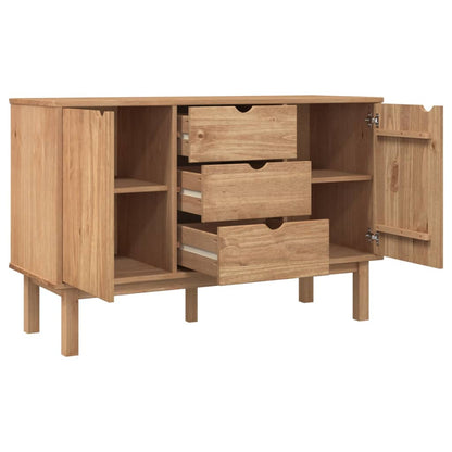 Sideboard OTTA 113,5x43x73 cm Massivholz Kiefer