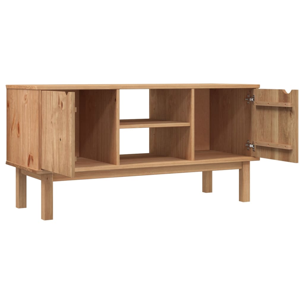 TV-Schrank OTTA 113,5x43x57 cm Massivholz Kiefer