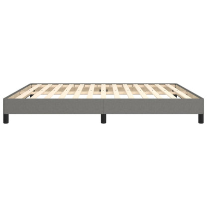 Bed frame dark grey 160x200 cm fabric