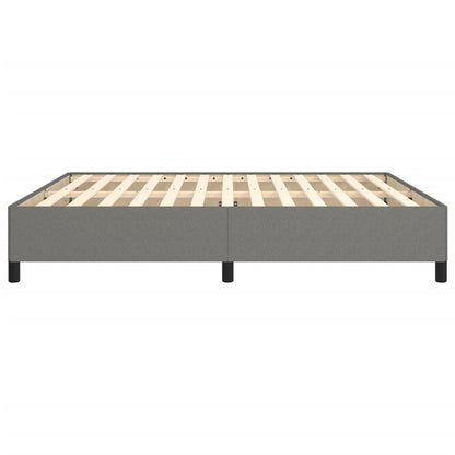 Bed frame dark grey 180×200 cm fabric