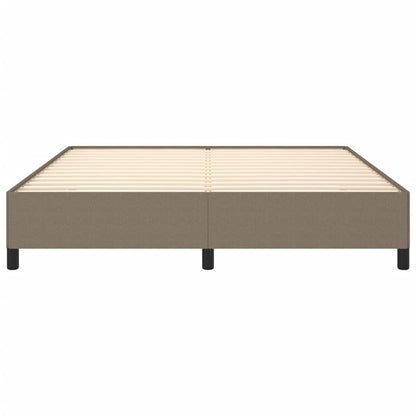 Bed frame taupe 180x200 cm fabric