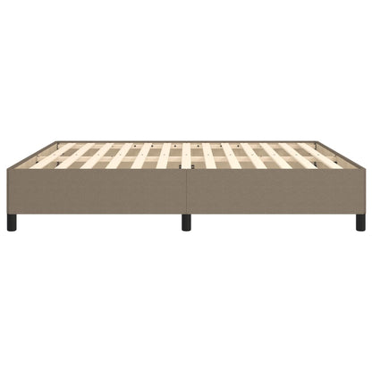 Bed frame taupe 180x200 cm fabric