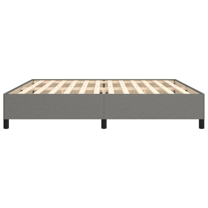 Okvir kreveta tamno siva 200x200 cm tkanina